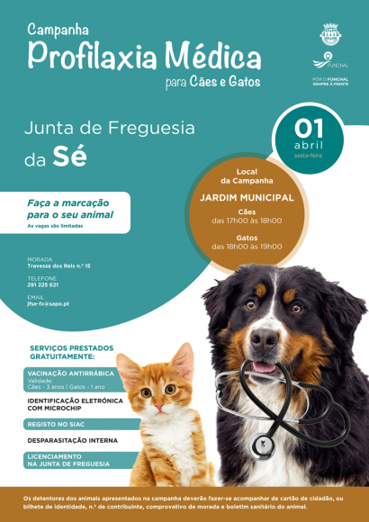 Campanha de Profilaxia para Cães e Gatos