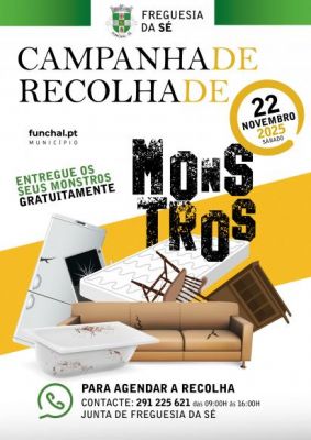 Campanha de Recolha de Monstros - 22 de novembro 2025